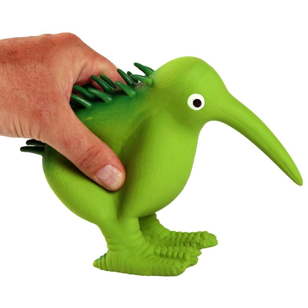 Игрушка Kiwi Walker для собак Птица Киви зеленая 8,5 см
