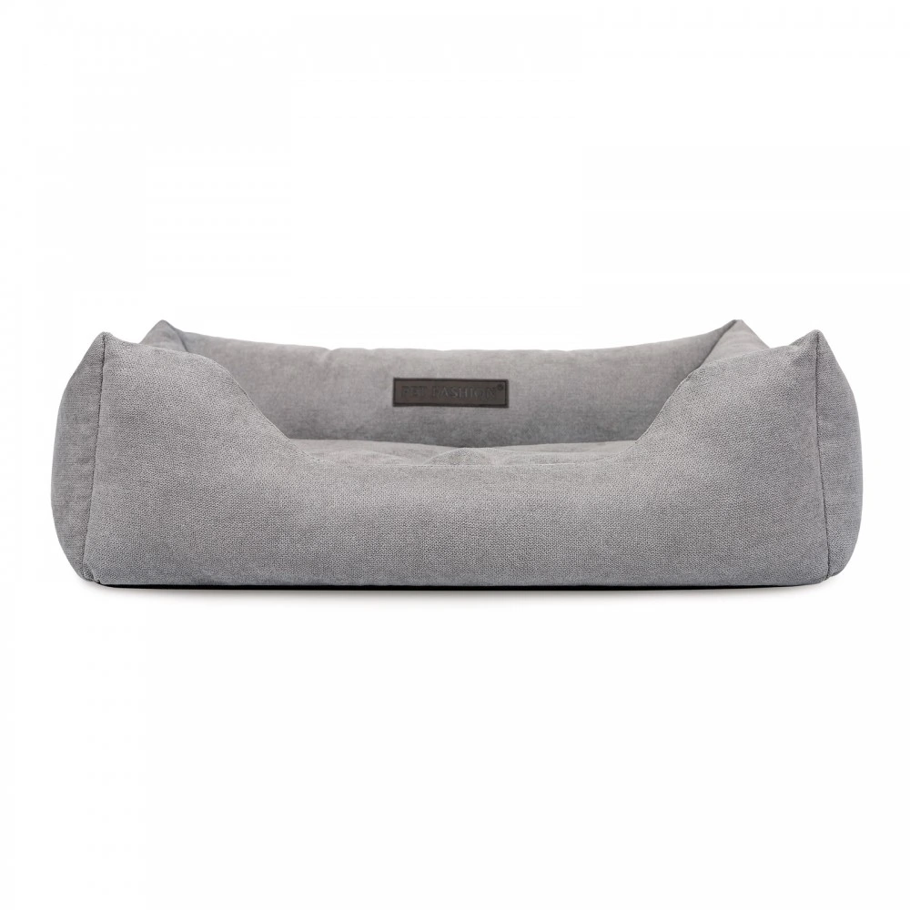 Лежак Pet Fashion Denver №2 для собак сірий 78х60х20 см