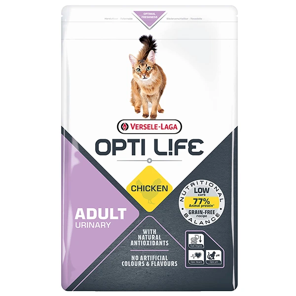 Корм для котів Opti Life Urinary, беззерновий, для котів, схильних до сечокам’яної хвороби, 1 кг