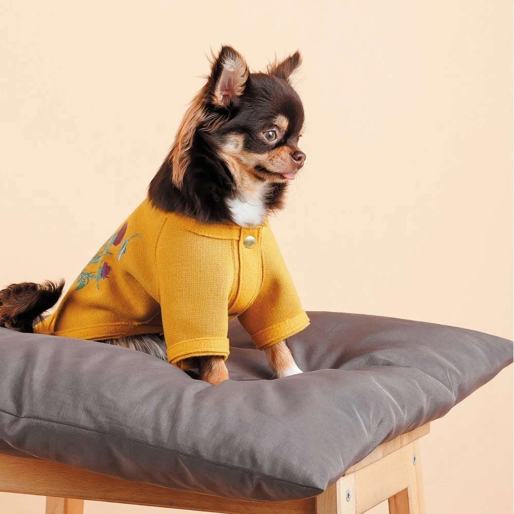 Кардиган Pet Fashion Denis жовтий XS