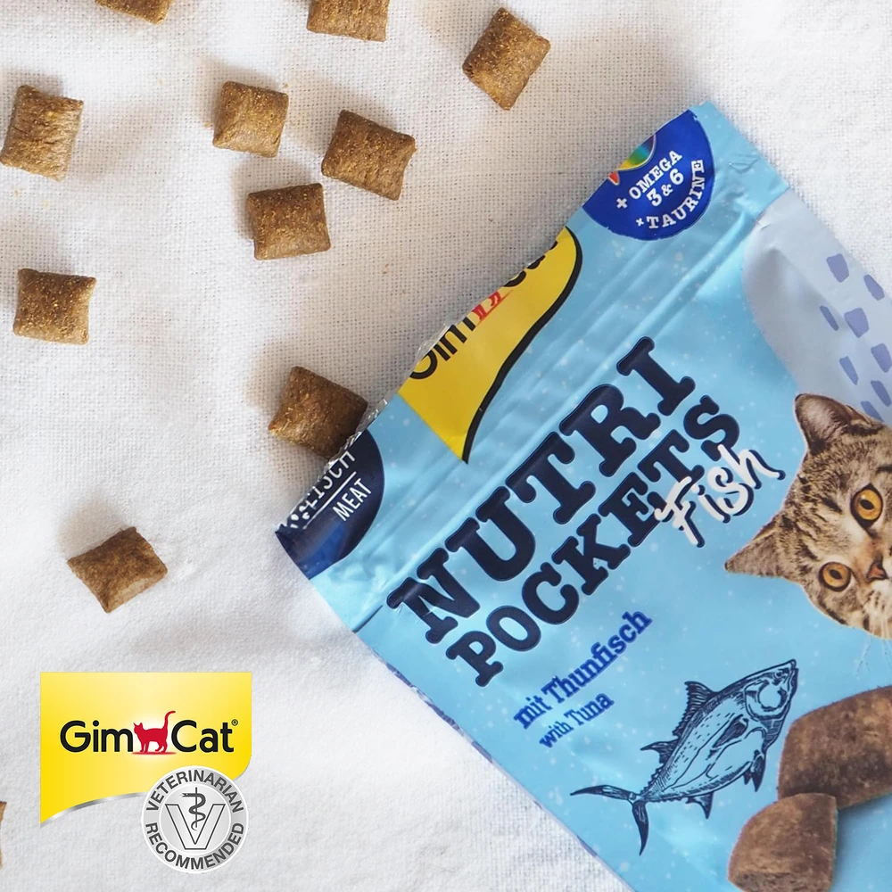 Ласощі Nutri Pockets для котів Рибні Тунець 60г