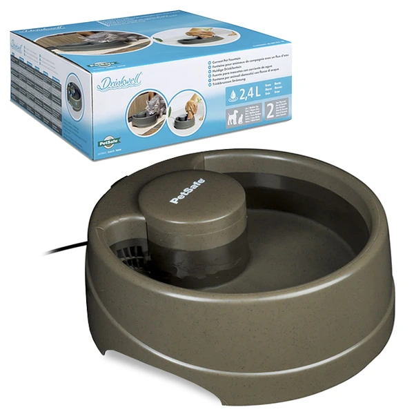 Поїлка-фонтан для собак та котів PetSafe Drinkwell Current, автоматична, 2.4л