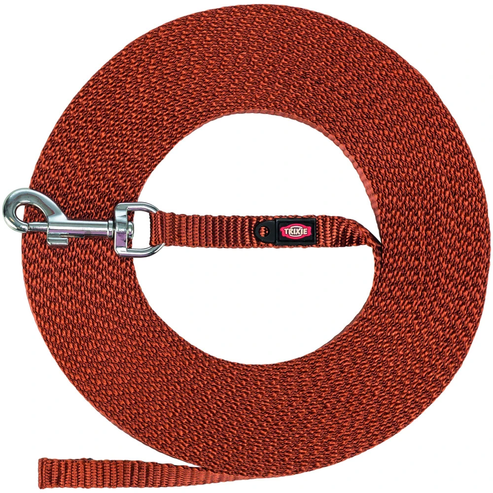 Повідок Trixie Tracking lead для собак екстралегкий XS–S 10 м 10 мм рижий