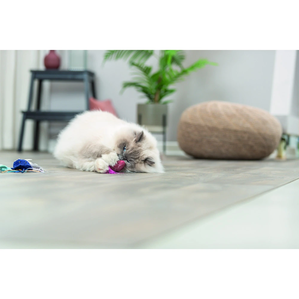 Игрушка Trixie для кошек Морские звери плюш с кошачьей мятой 5–8 см