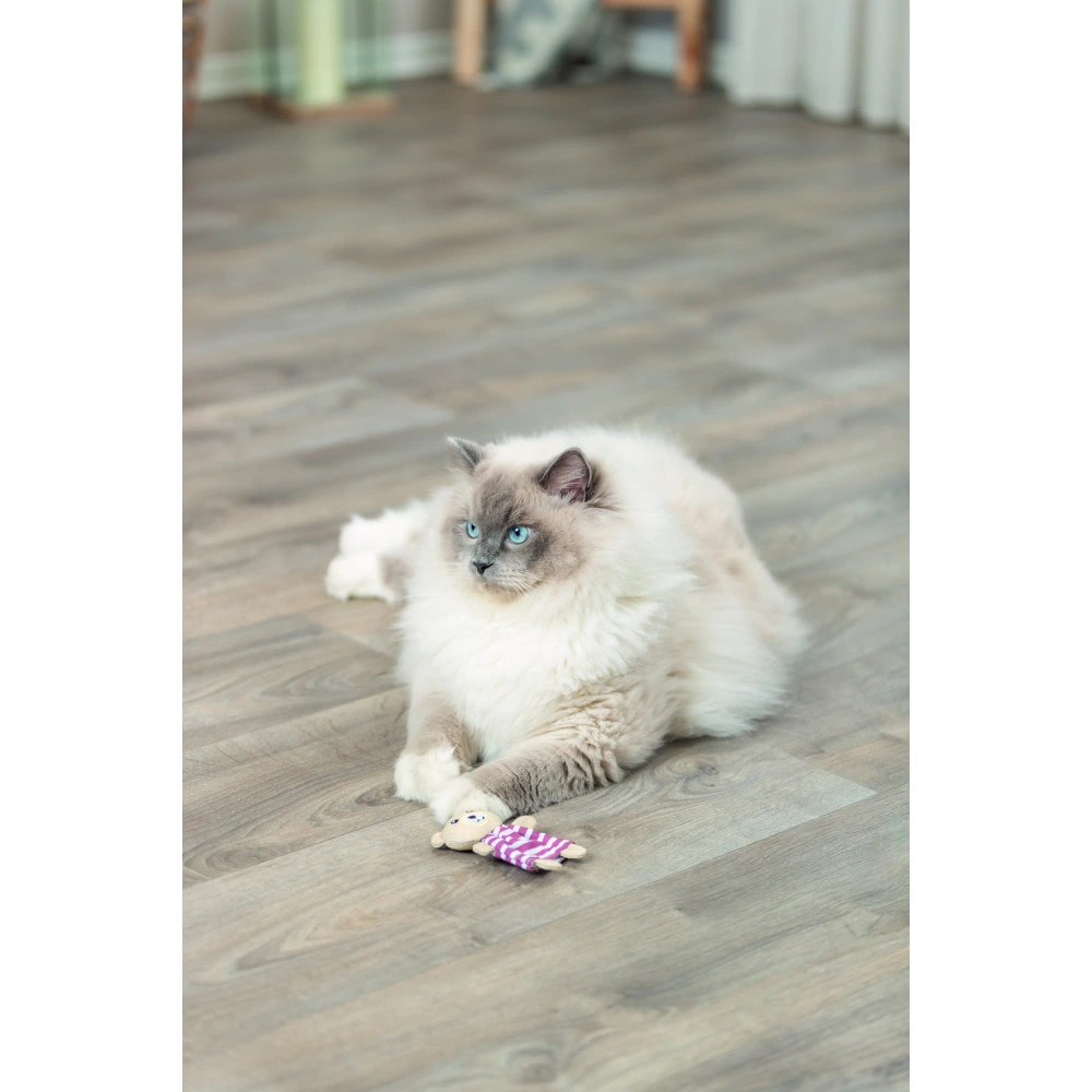 Іграшка Trixie для котів Ведмідь тканина з котячою м ятою 12 см