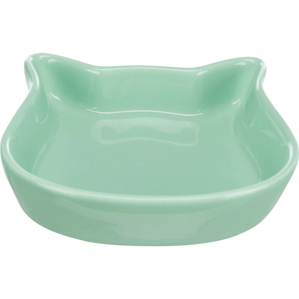 Миска Trixie для котів керамічна в формі котячої голови 0,25 л 12 х 12 см