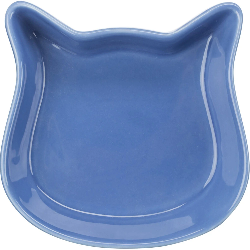 Миска Trixie для котів керамічна в формі котячої голови 0,25 л 12 х 12 см