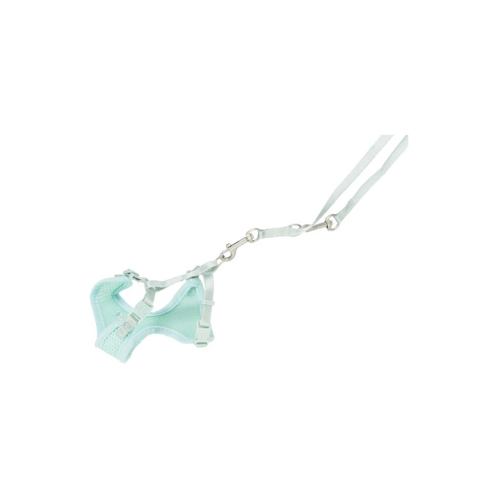 Шлея з повідцем Trixie для цуценят S–M 26–34 см х 10 мм 2,00 м м ятний