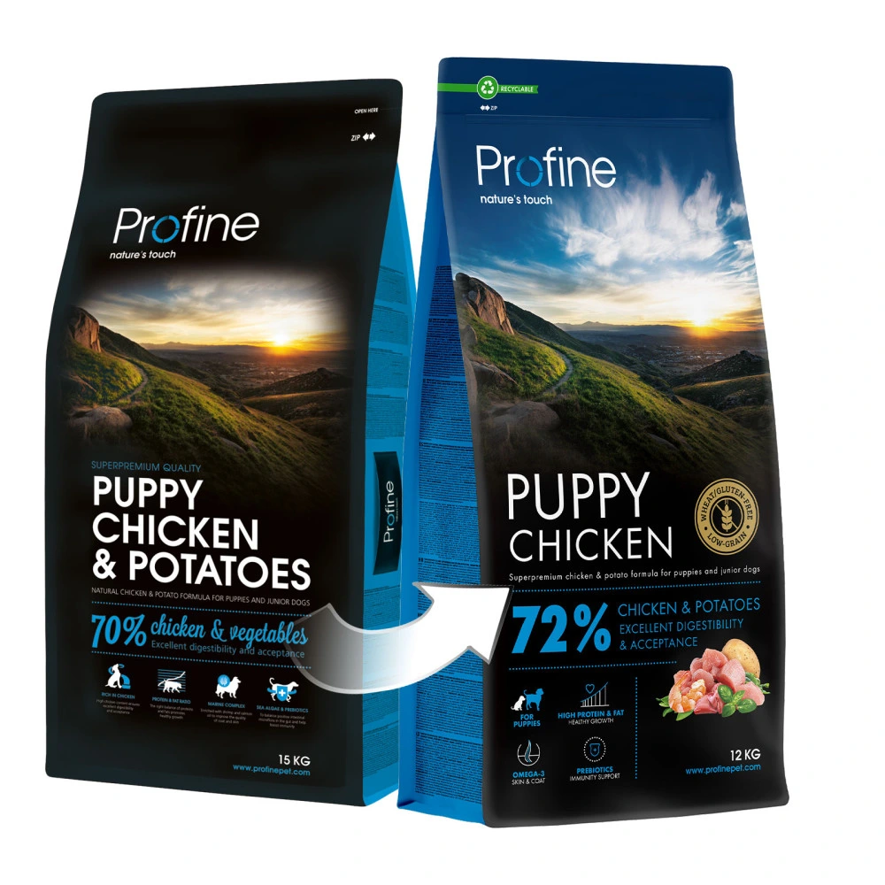 Корм сухий Profine Puppy Chicken and Potatoes д/цуценят курка і картопля 12 кг