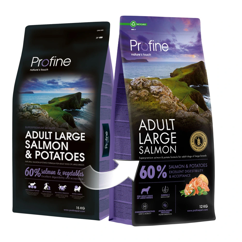Корм сухой Profine Large Salmon and Potatoes для собак крупных пород лосось и картофель 12 кг