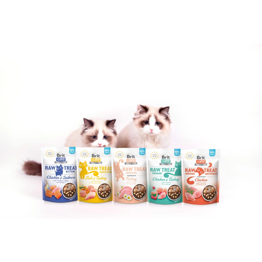 Ласощі Brit Raw Treat Freeze-dried Kitten д/кошенят курка і лосось 40 г