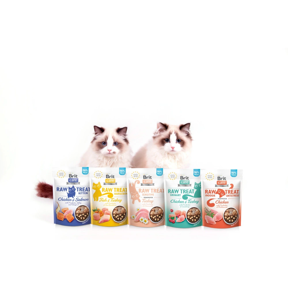 Ласощі Brit Raw Treat Freeze-dried Kitten д/кошенят курка і лосось 40 г