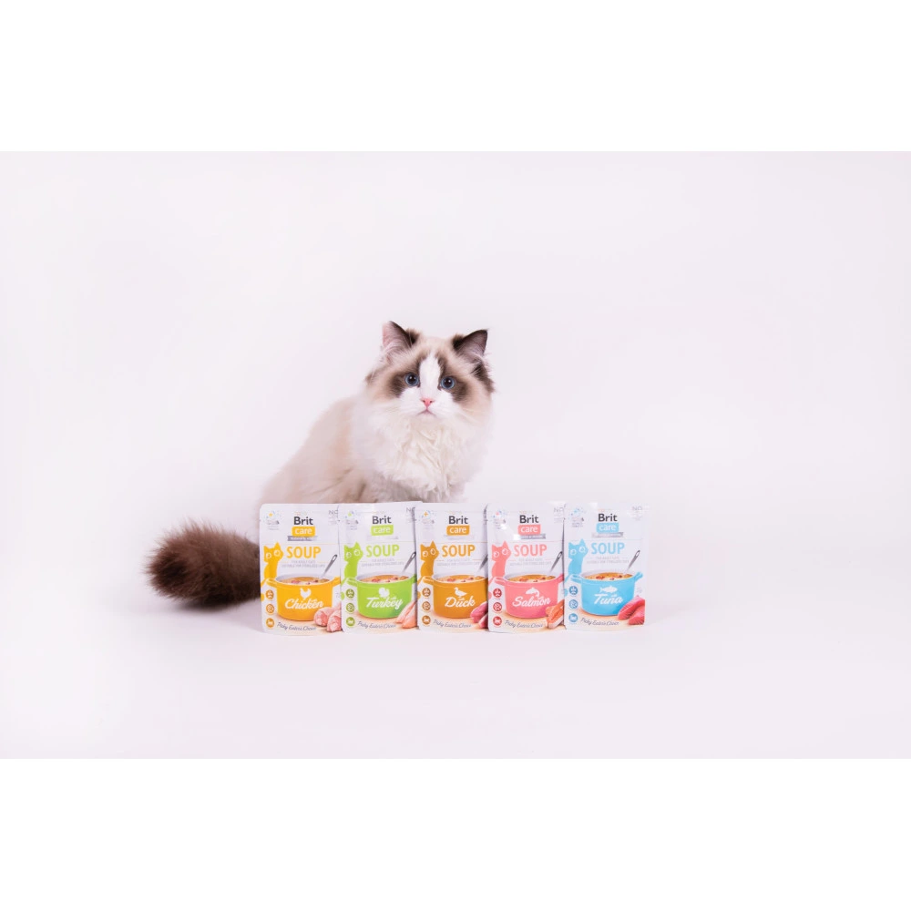 Корм вологий Brit Care Soup Salmon д/котів суп з лососем 75 г