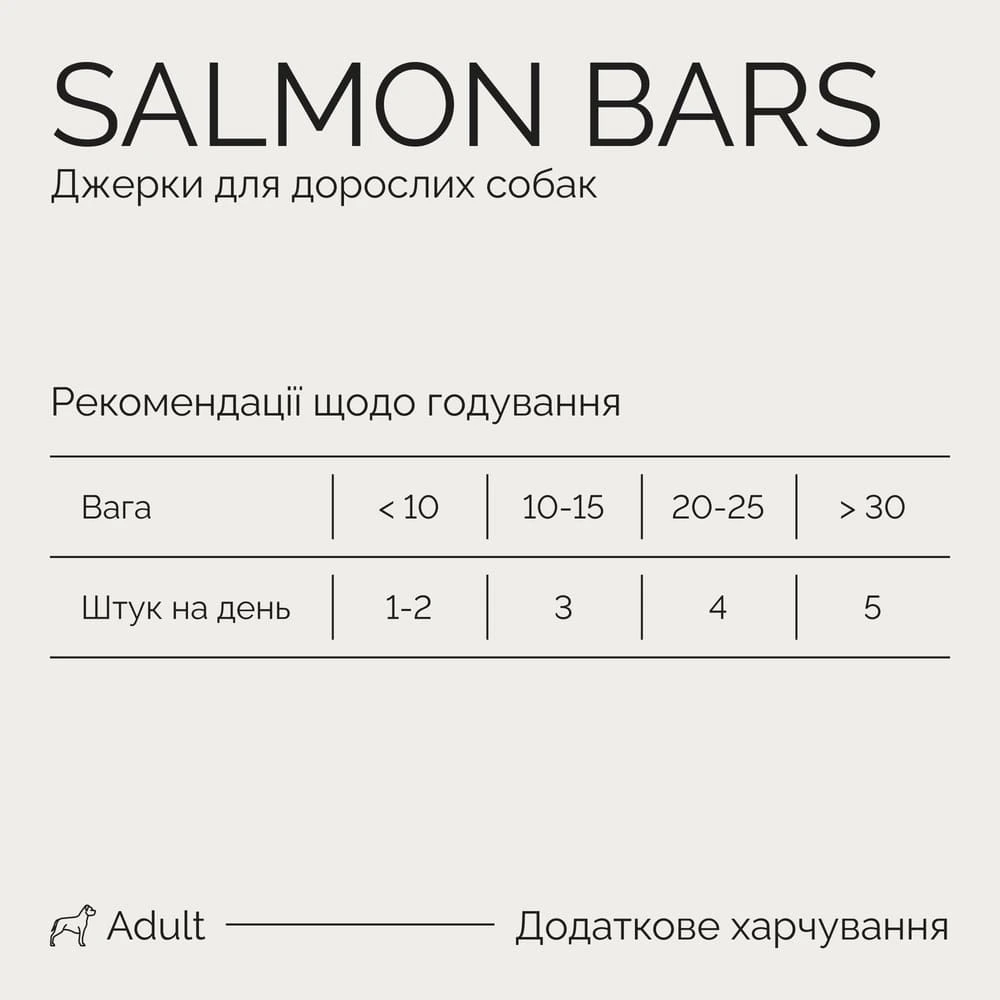 Джерки Savory Bars With Salmon батончики для собак с лососем 100 г