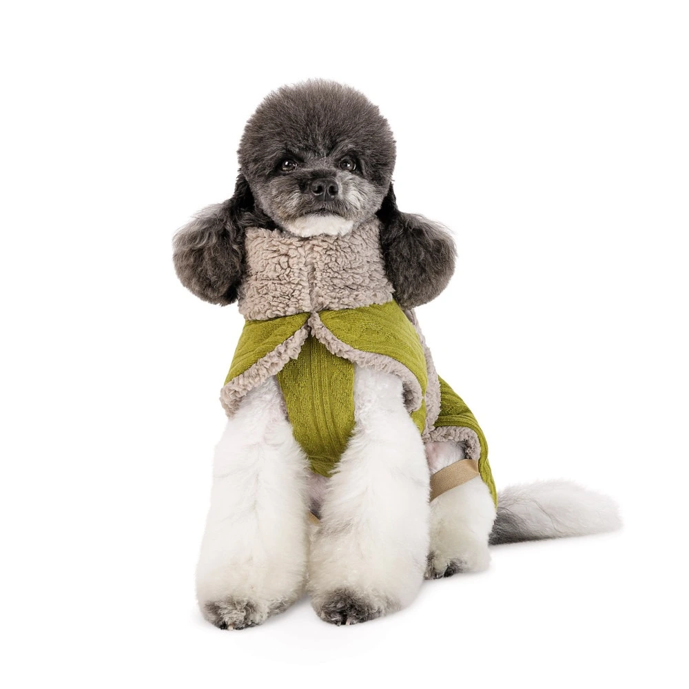Попона для собак Gigi Pet Fashion, ХХS фісташковий, бежевий