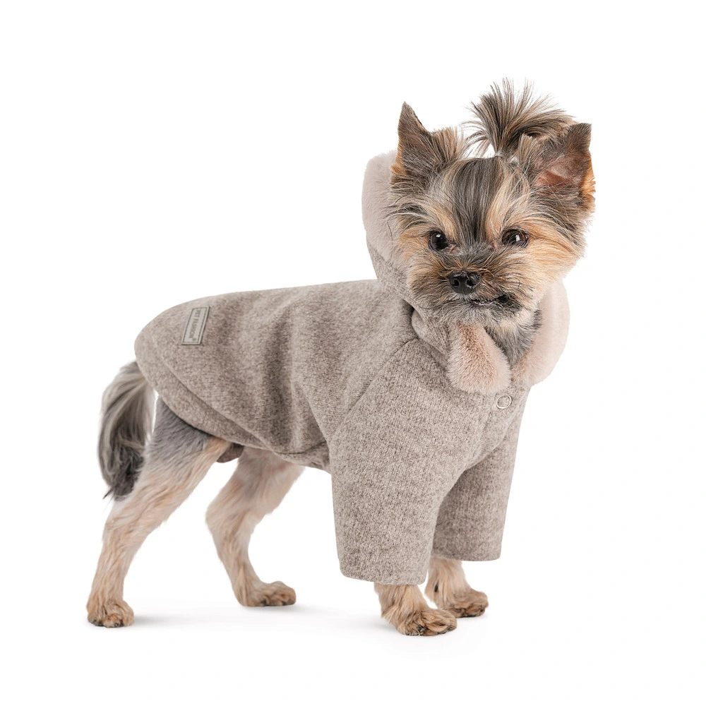 Толстовка для собак Flex Pet Fashion, L сірий меланж