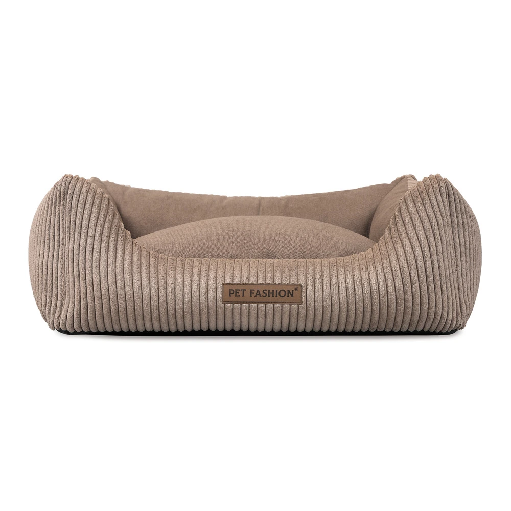 Лежак Pet Fashion DEVID для собак песочный 62*50*19