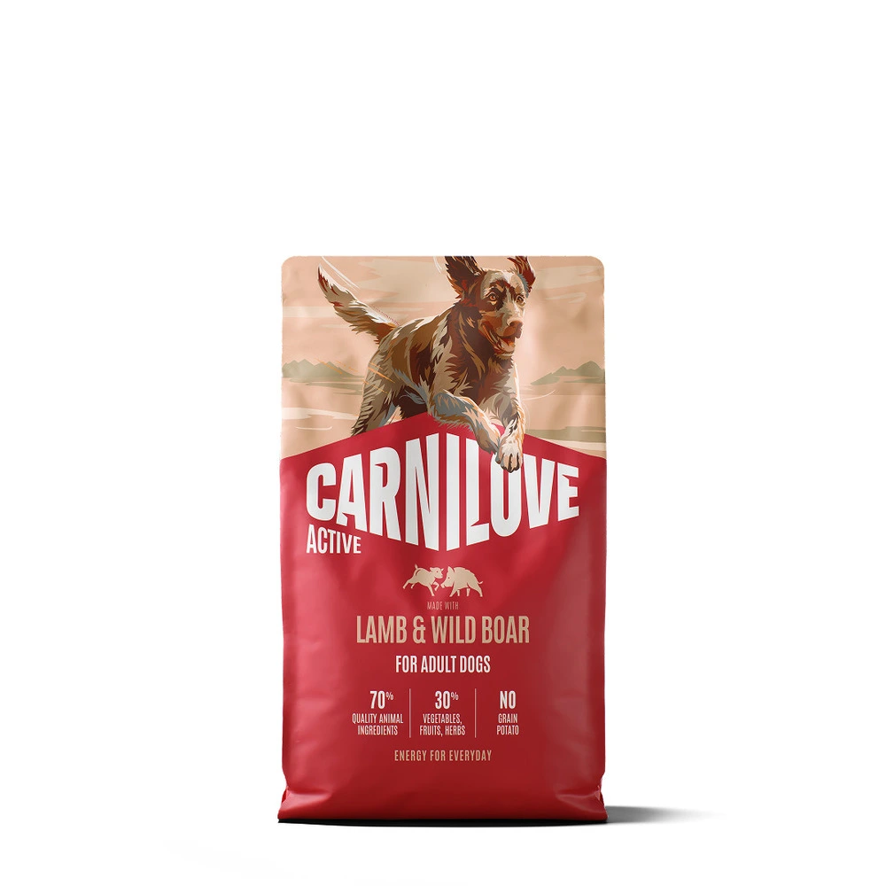 Корм сухой Carnilove Active Lamb & Wild Boar для собак ягненок и дикий кабан 4 кг
