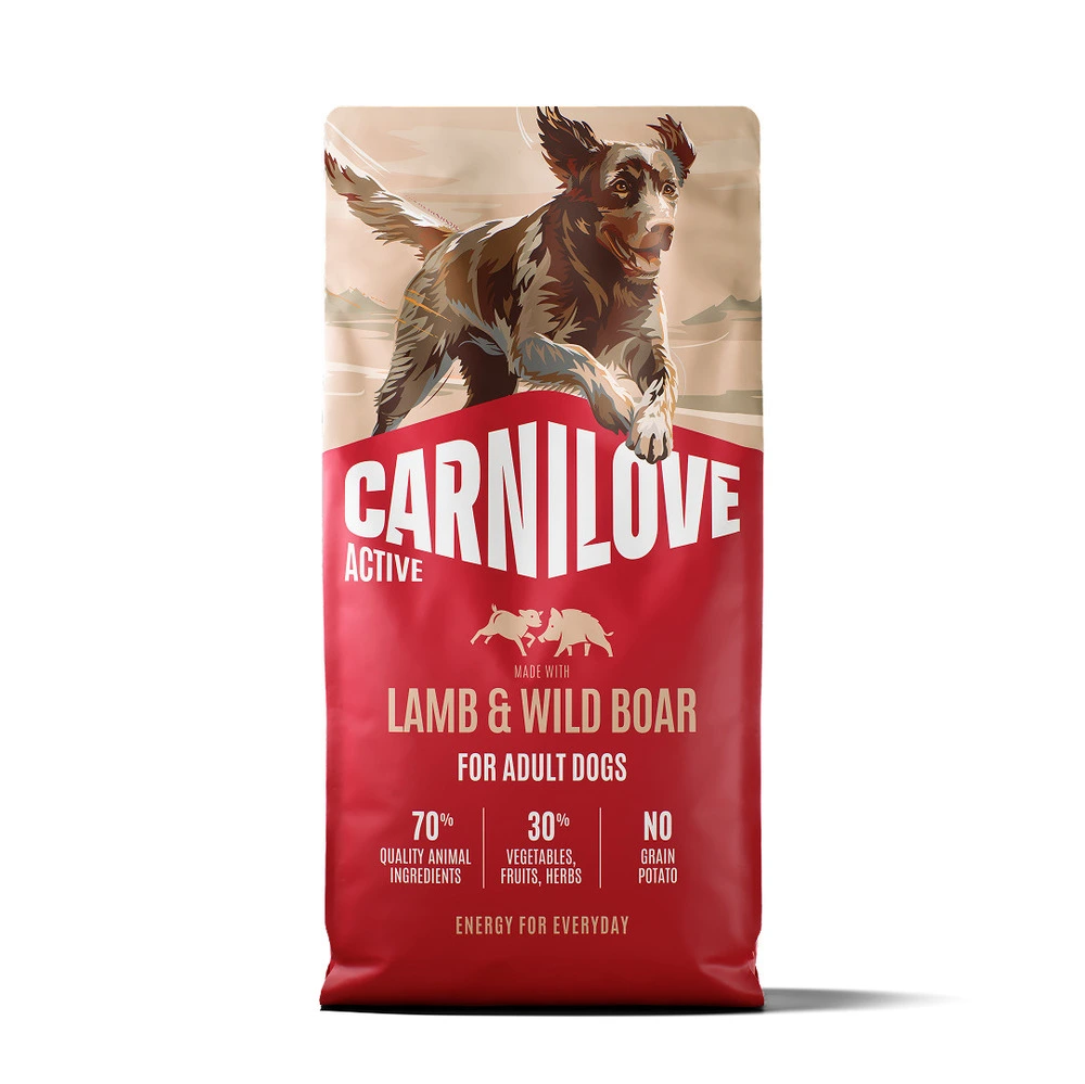 Корм сухой Carnilove Active Lamb & Wild Boar для собак ягненок и дикий кабан 12 кг