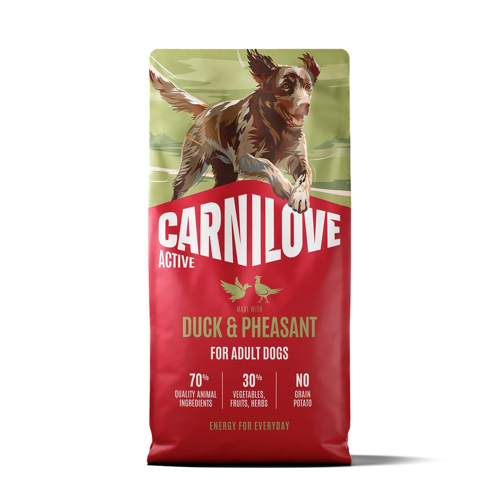 Корм сухой Carnilove Active Duck & Pheasant для собак утка и фазан 12 кг