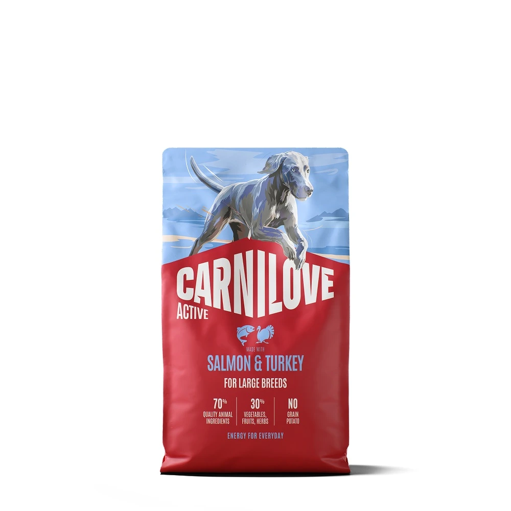 Корм сухой Carnilove Active Salmon & Turkey Large Breed для собак больших пород лосось и индейка 4 кг