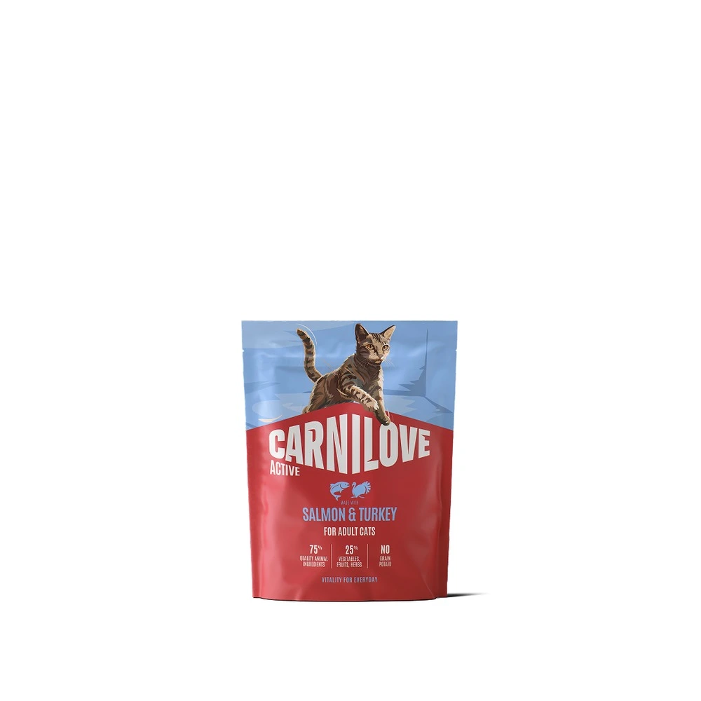 Корм сухий Carnilove Active Salmon & Turkey для котів лосось та індичка 400 г