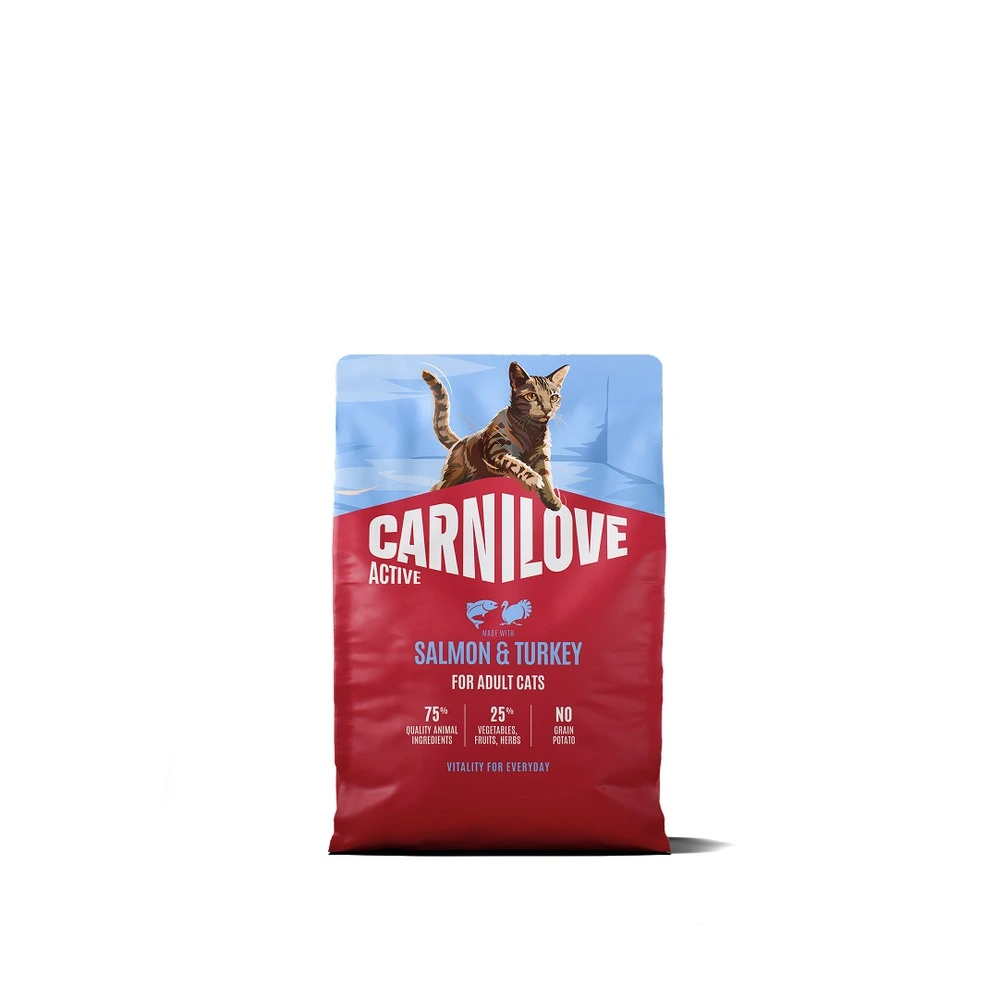 Корм сухий Carnilove Active Salmon & Turkey для котів лосось та індичка 2 кг