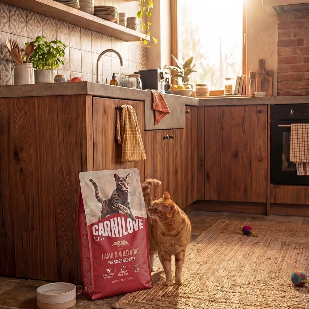 Корм сухий Carnilove Active Beef & Venison Sterilised для стерилізованих котів яловичина та оленина 400 г
