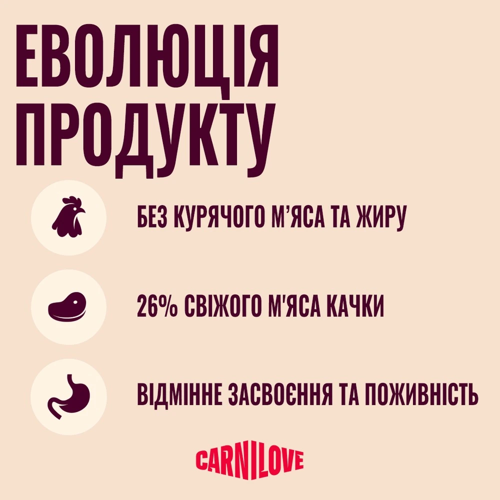 Корм сухий Carnilove Active Duck & Pheasant Sterilised для стерилізованих котів качка і фазан 400 г
