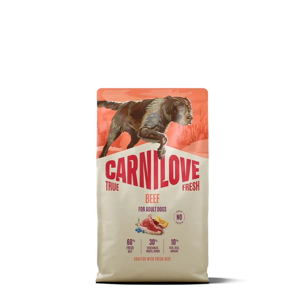 Корм сухой Carnilove True Fresh Beef для собак говядина 4 кг
