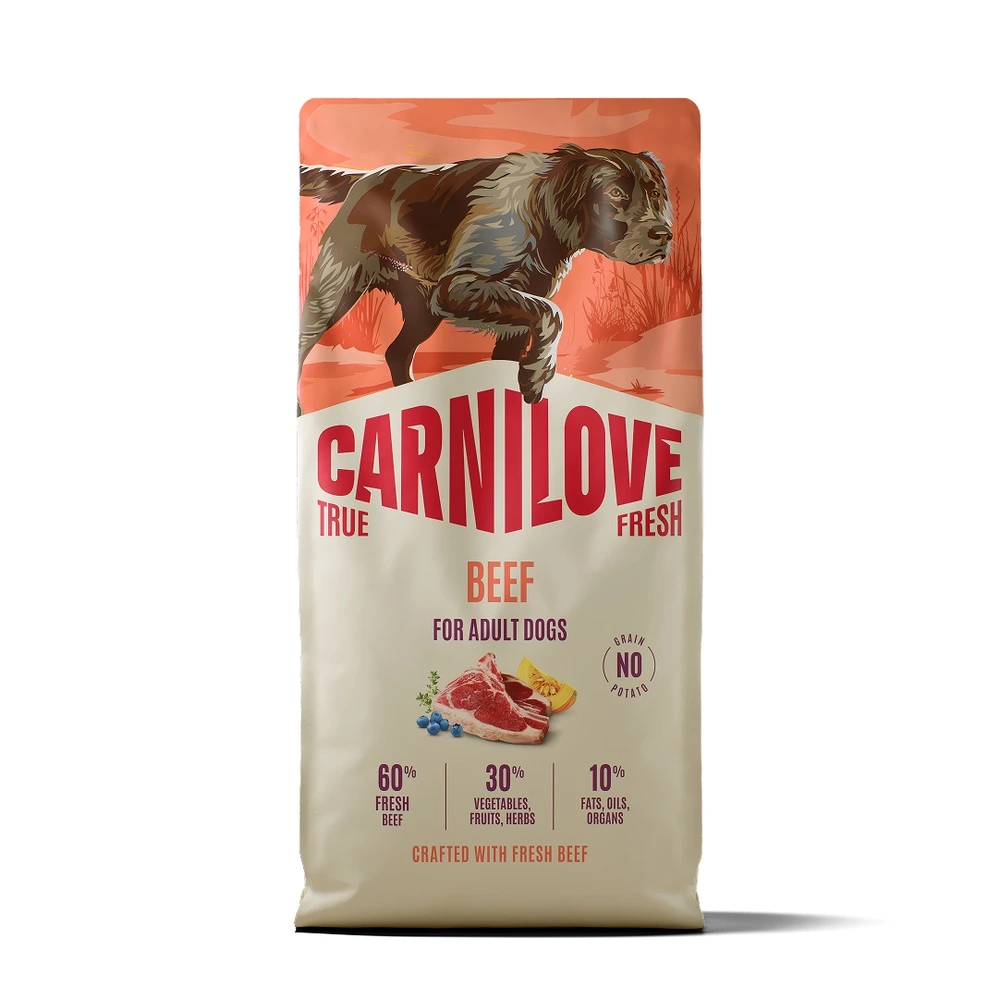 Корм сухой Carnilove True Fresh Beef для собак говядина 12 кг