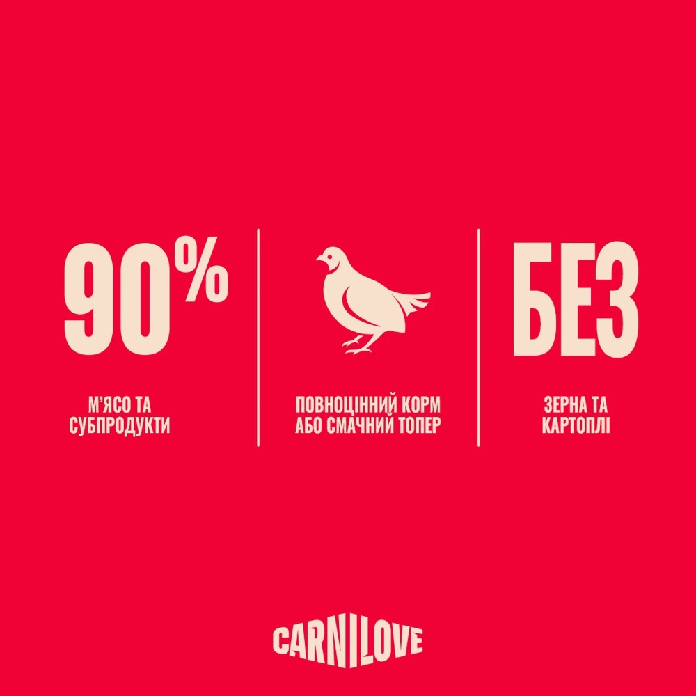 Корм вологий Carnilove Jelly Quail with Dandelion для котів перепілка і кульбаба в желе 85 г