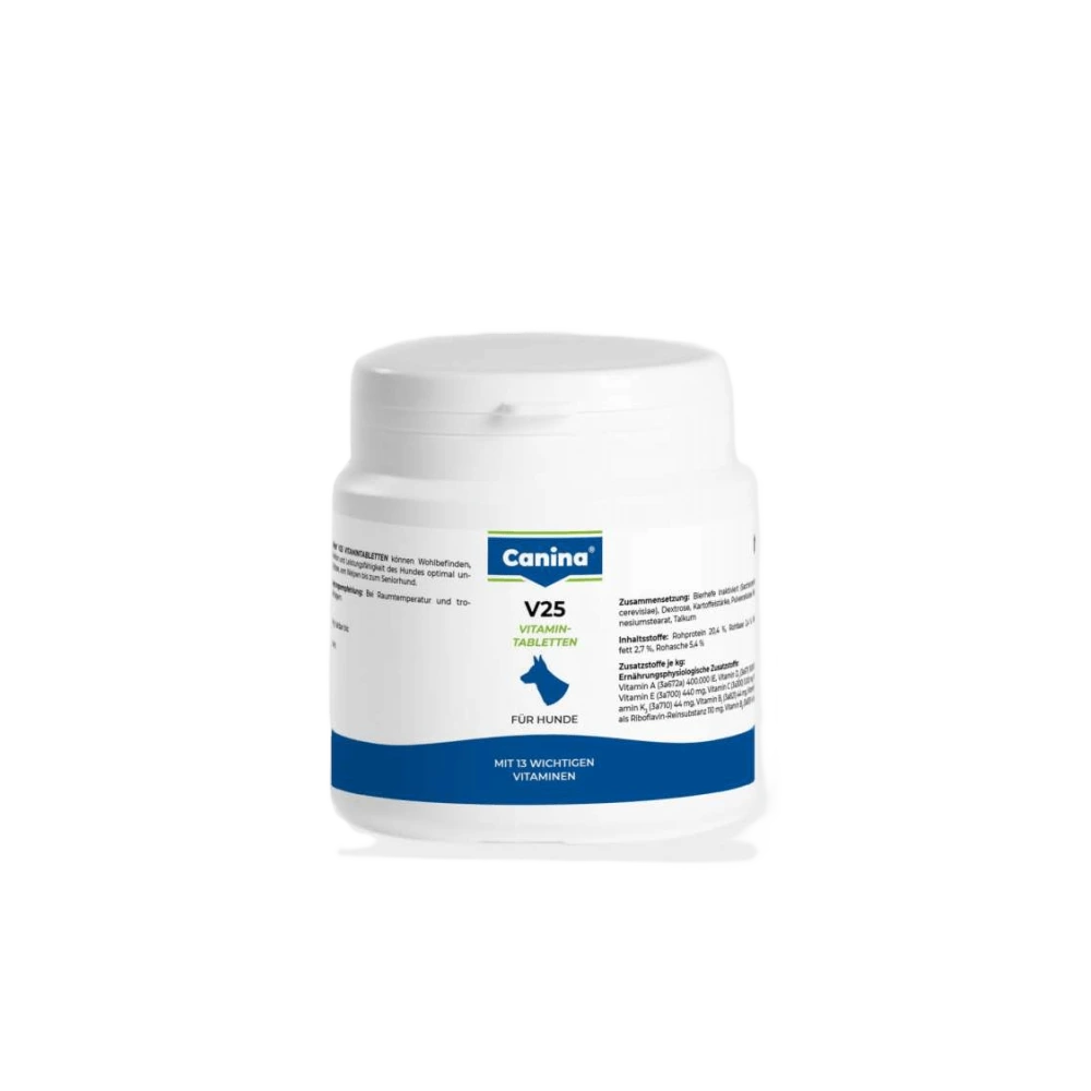 Вітамінний комплекс Canina V25 Vitamintabletten для собак 100 г 30 табл.
