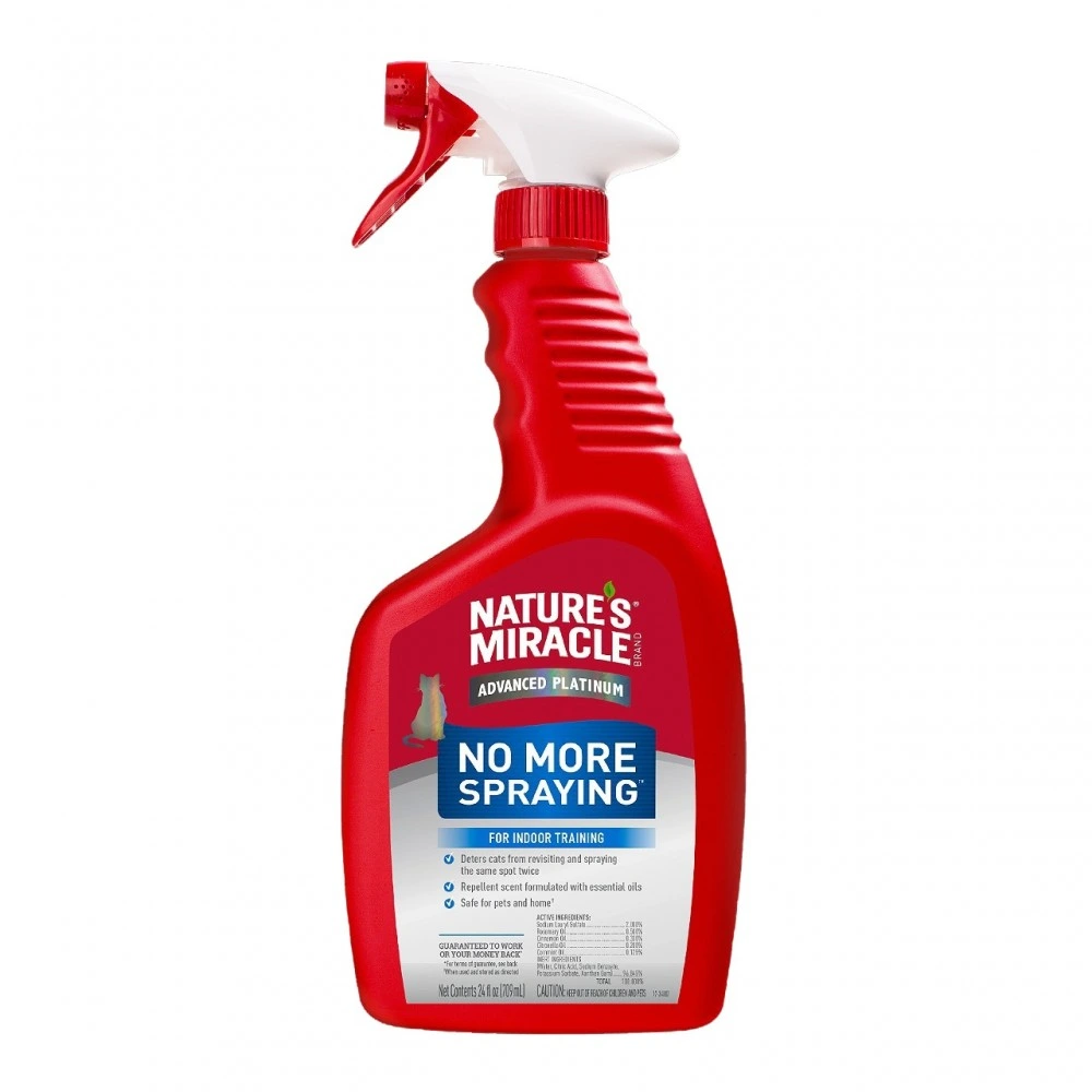 Засіб 8in1 Nature_s Miracle JFC No More Spraying для котів від повторних міток спрей 709 мл