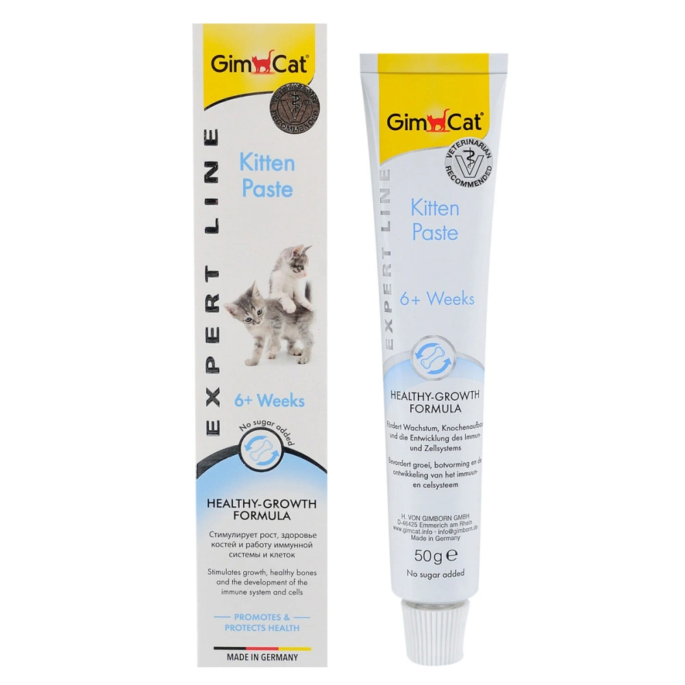 Вітаміни GimCat Expert Line Kitten для кошенят вітамінізована паста 50 г