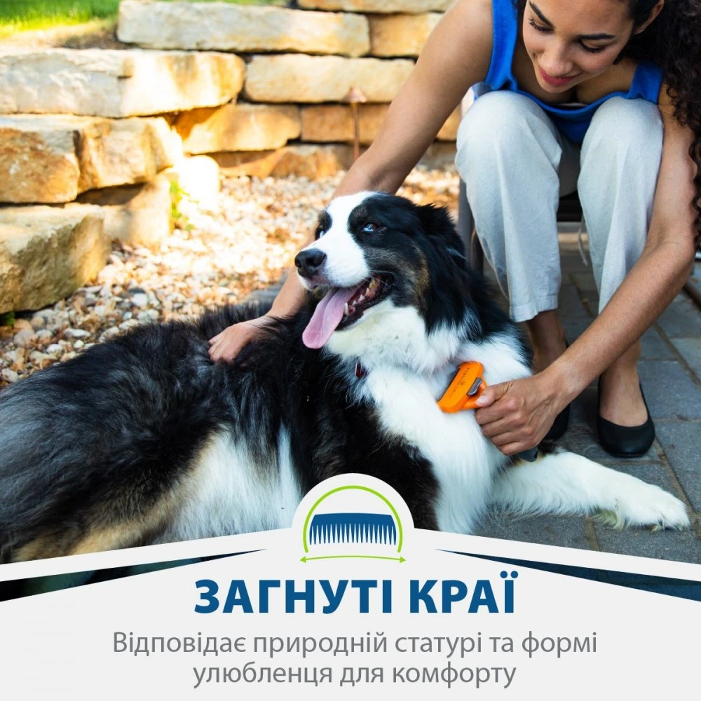 Фурмінатор FURminator для собак з довгою шерстю Long Hair розмір M