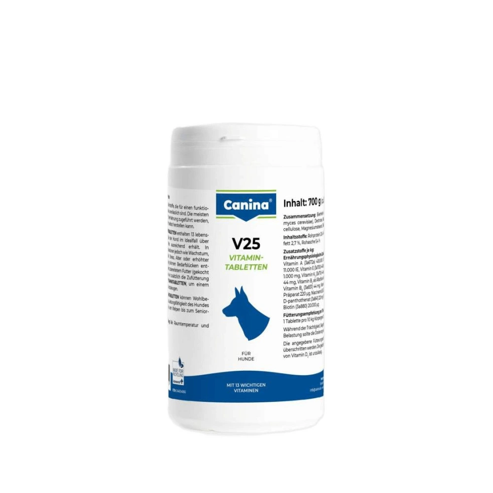 Вітамінний комплекс Canina V25 Vitamintabletten для собак 700 г 210 табл.