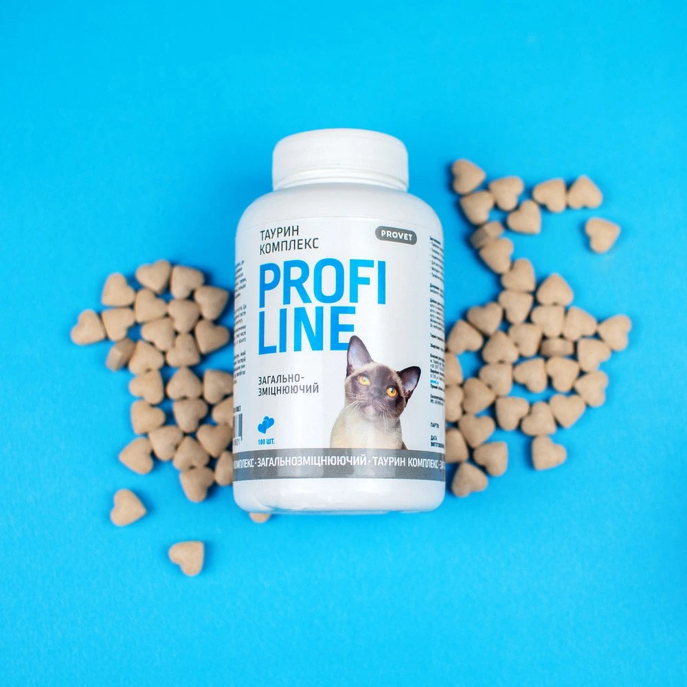 Вітаміни Provet PROFILINE для котів ТАУРИН комплекс 180 таб