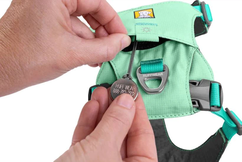 Полегшена шлейка для собак Ruffwear Hi & Light™ M 69-81 см Зелений