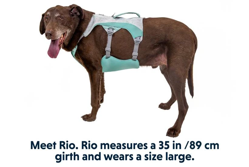 Охлаждающая шлейка для собак Ruffwear Swamp Cooler™ L/XL 81-107 см Зеленый