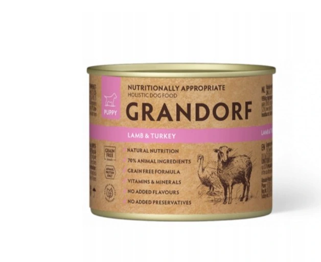 Корм для цуценят Grandorf GD-Dog Lamb & Turkey Puppy, 200 г