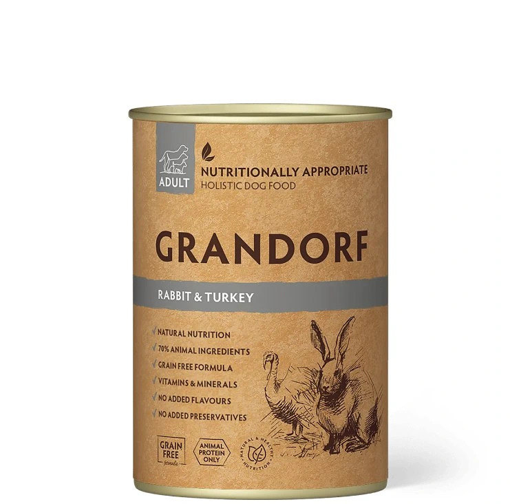 Корм для собак Grandorf GD-Dog Rabbit & Turkey Adult, 400 г