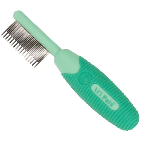 Гребінець для собак Safari Li`l Pals Shedding Comb, для цуценят та малих порід