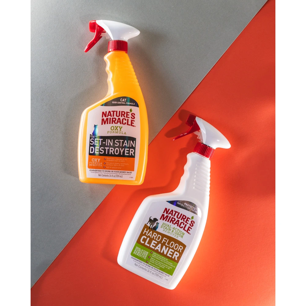 Засіб 8в1 для усунення плям і запахів від котів Nature s Miracle Cat Orange Oxy Spray 709 мл