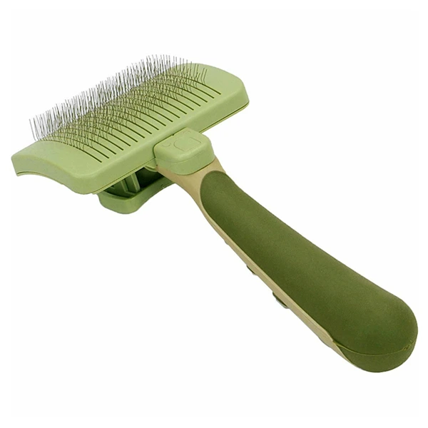 Пуходерка для собак і котів Safari Self-Cleaning Brush, Слікер, з самоочищенням, S