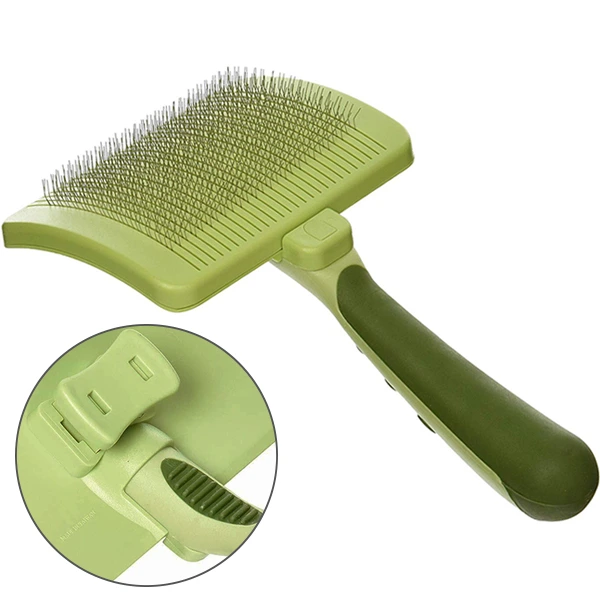Пуходерка для собак і котів Safari Self-Cleaning Brush, L, 11,5 х 8,5 см