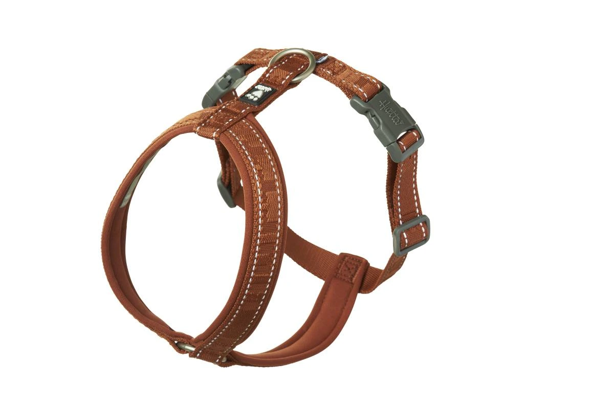Анатомічна шлейка для собак Hurtta Casual Y-harness 50-60 Коричневий