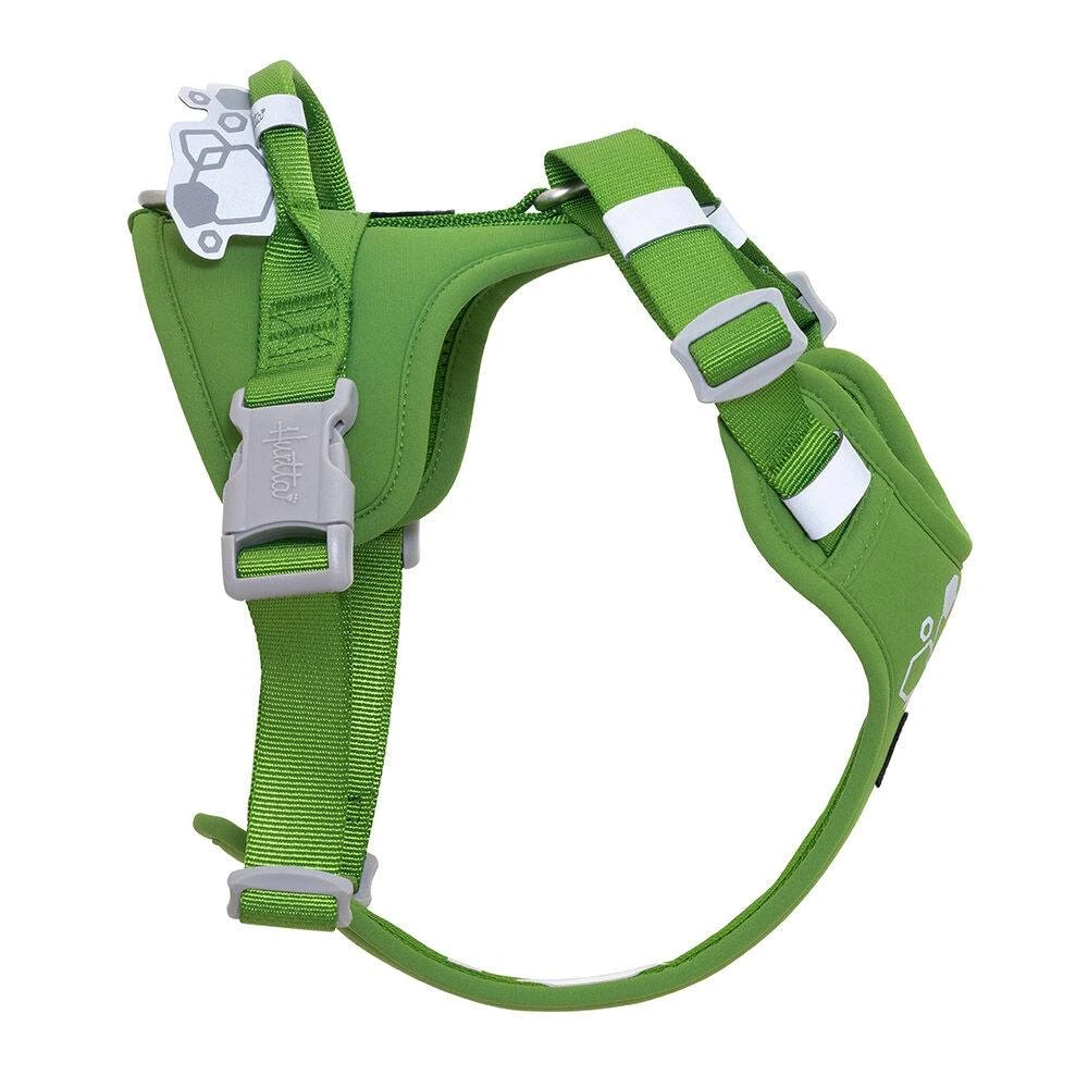 Шлейка пом'якшена для собак Hurtta Weekend Warrior Harness II ECO Зелений 40-50