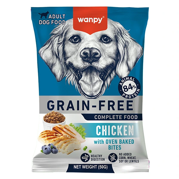 Wanpy Adult Dog Grain Free Chicken ВАНПІ КУРКА ДЛЯ СОБАК сухий беззерновий корм 50г