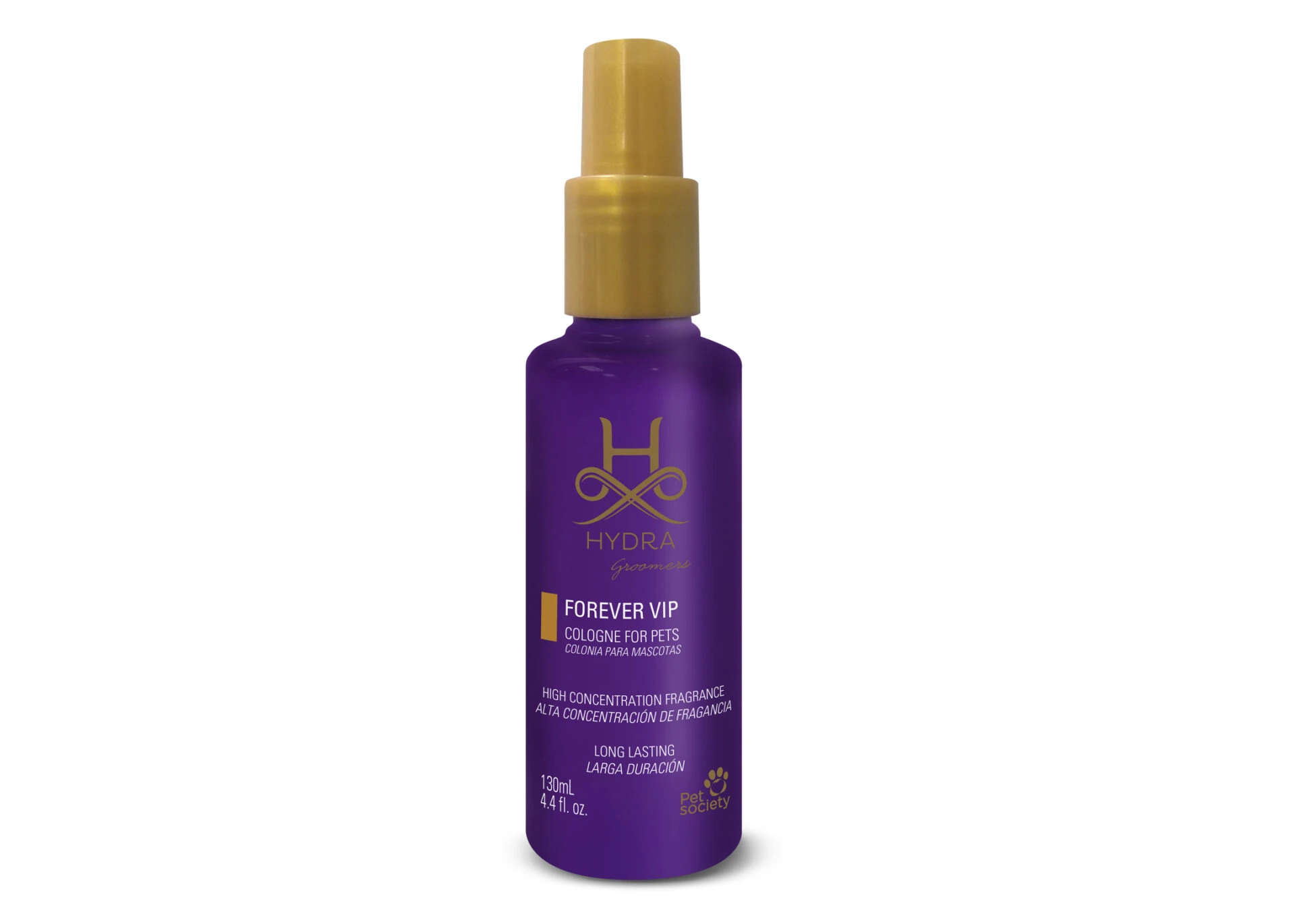 Hydra GROOMERS Cologne Forever VIP - Парфуми для собак та котів з фруктово-квітковим ароматом із нотами Нектарин, Лілейні, Бурштин, Ваніль 130 мл